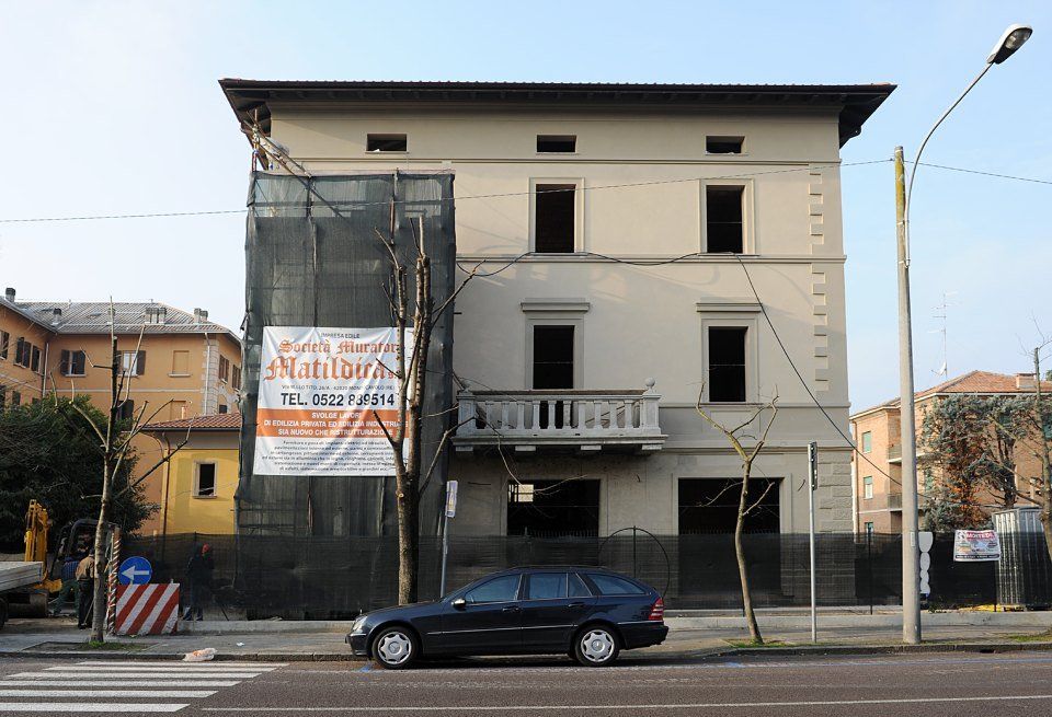 condominio in fase di ristrutturazione