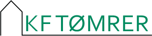Et logo for en virksomhed, der hedder kf tomrer