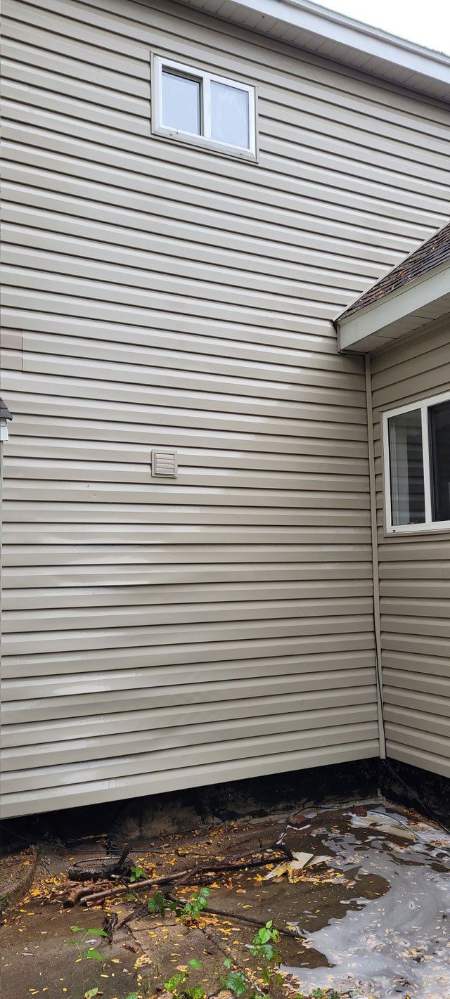 After cleaning the house exterior — Eau Claire, WI — Shine-Brite Exterior Cleaning
