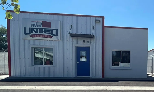 United Storage facility front entrance