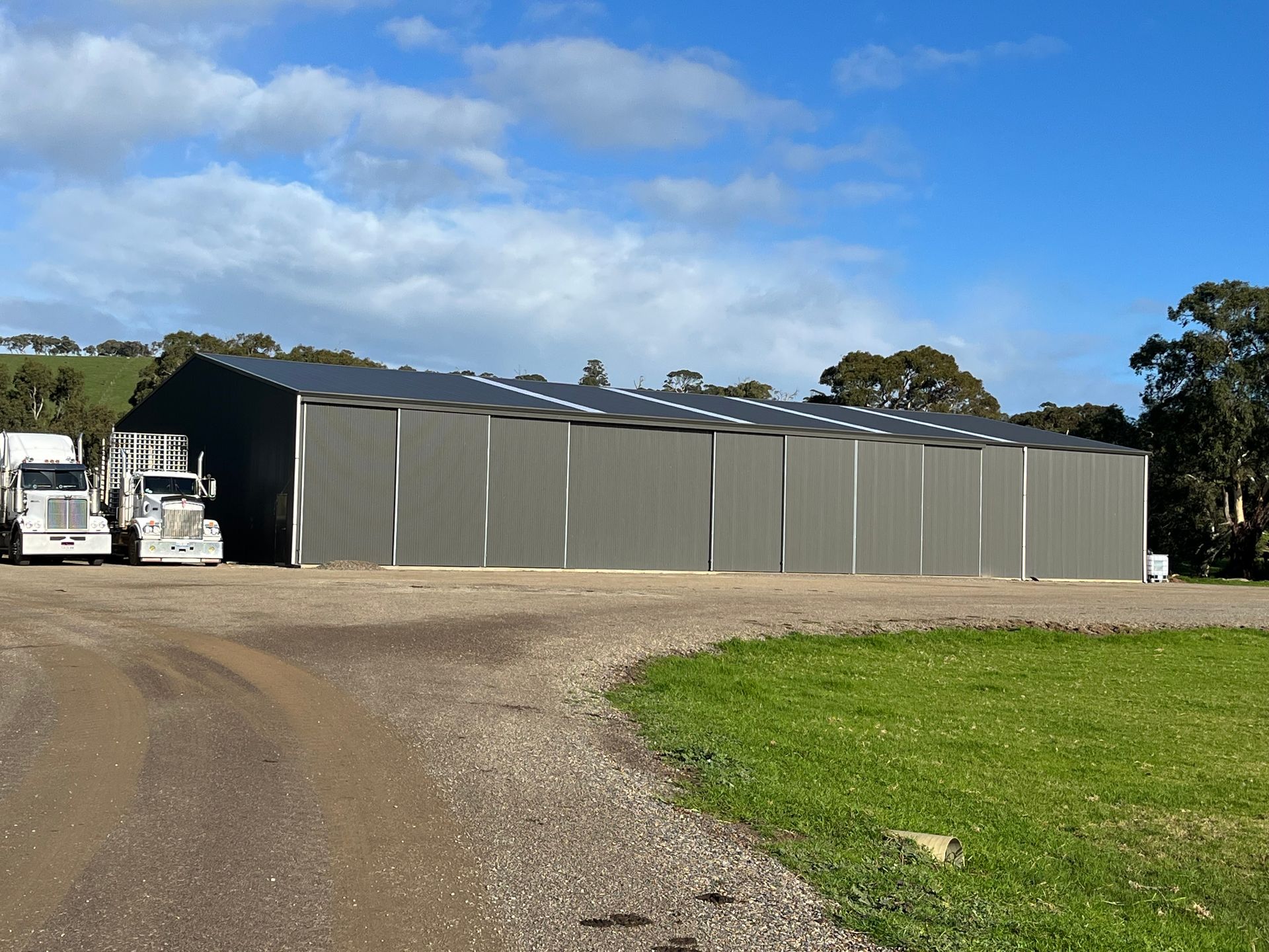 Large farm shed