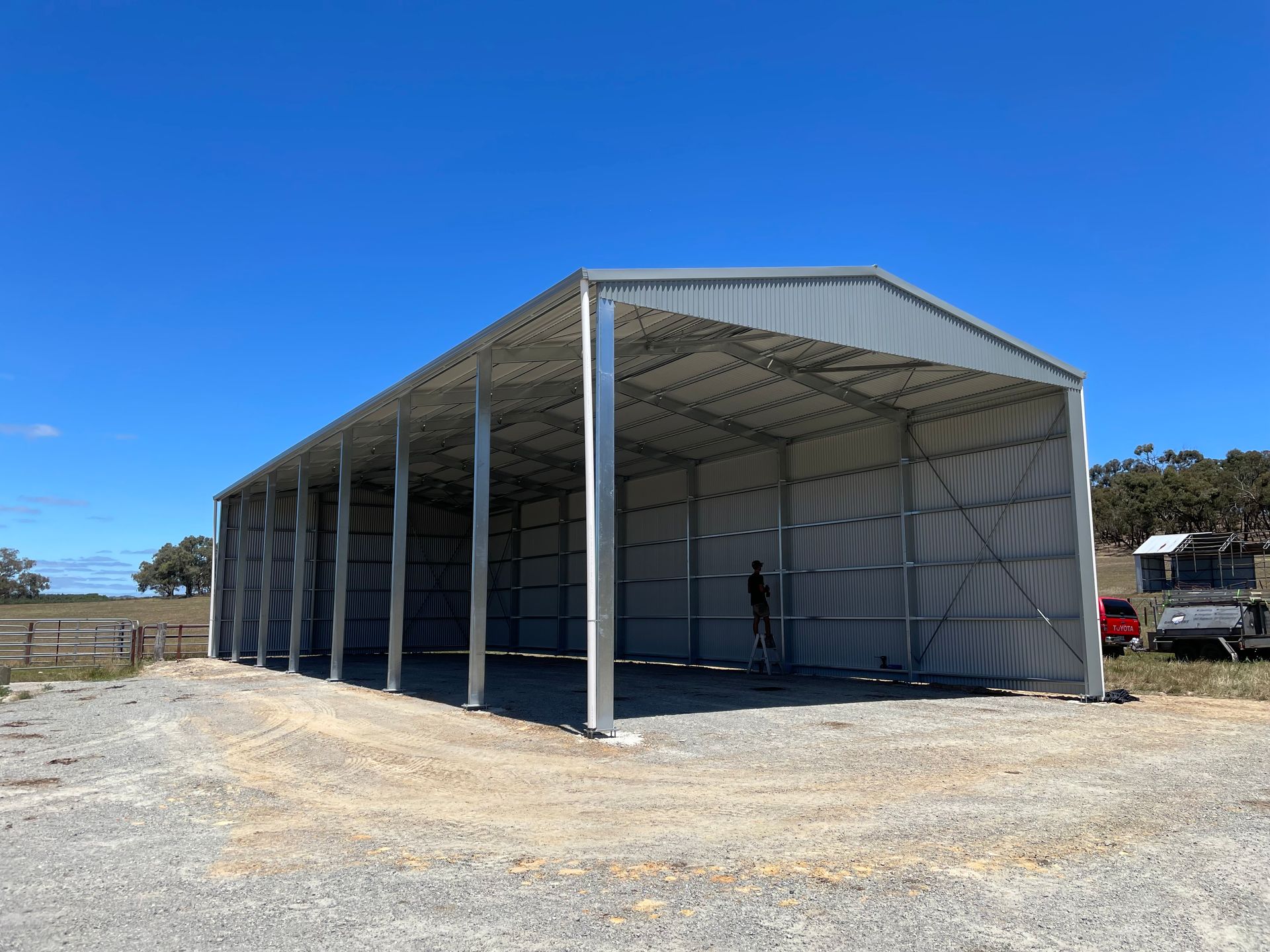 Shed for Tractors and trucks