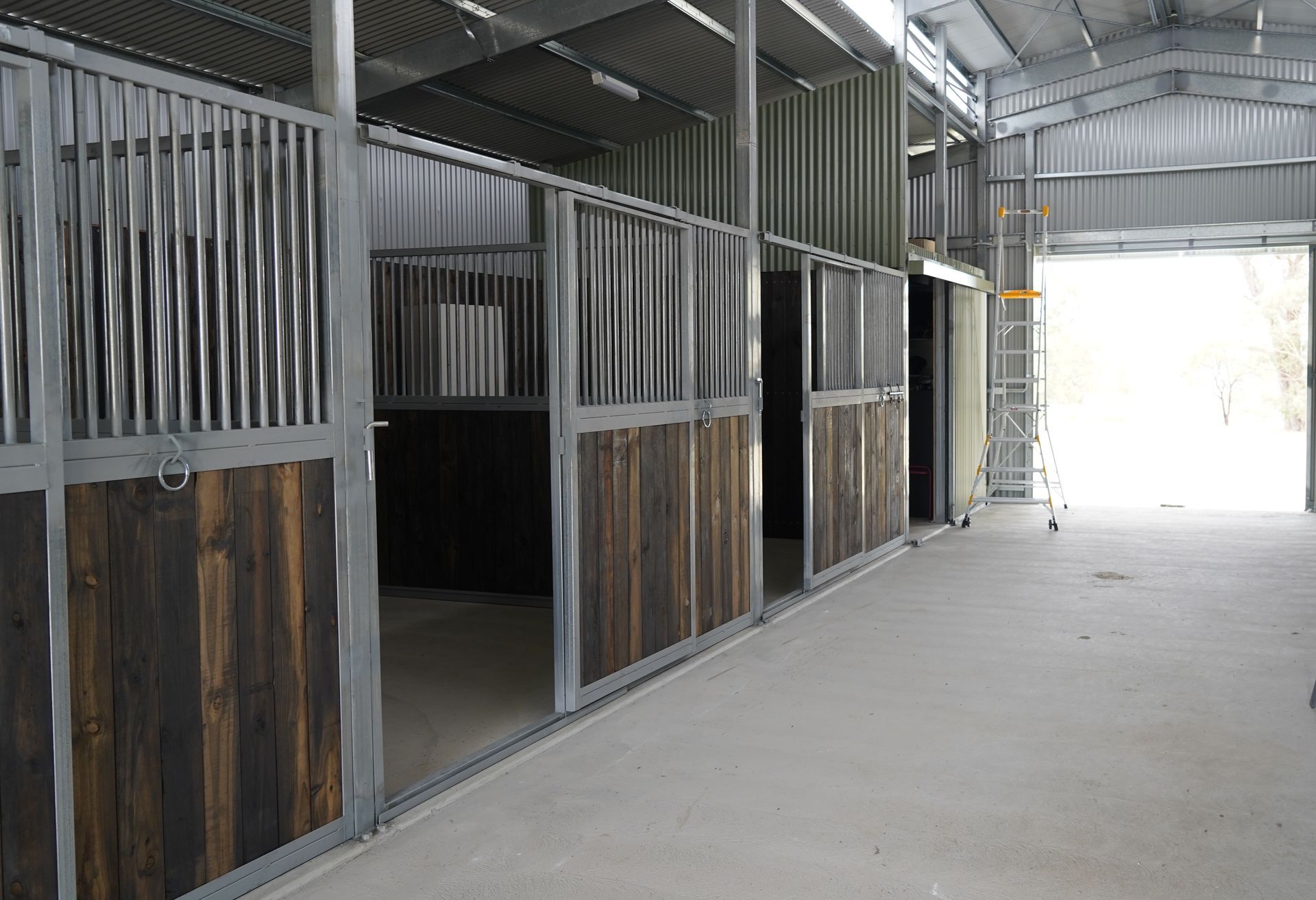 horse tables made from wood