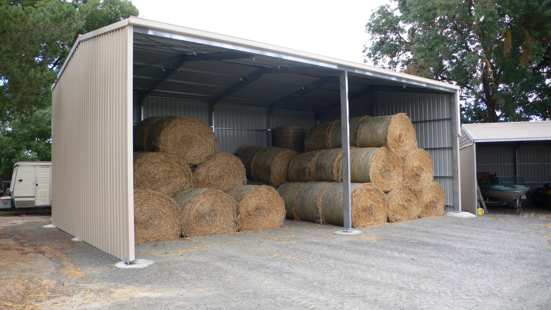 Stock of hay