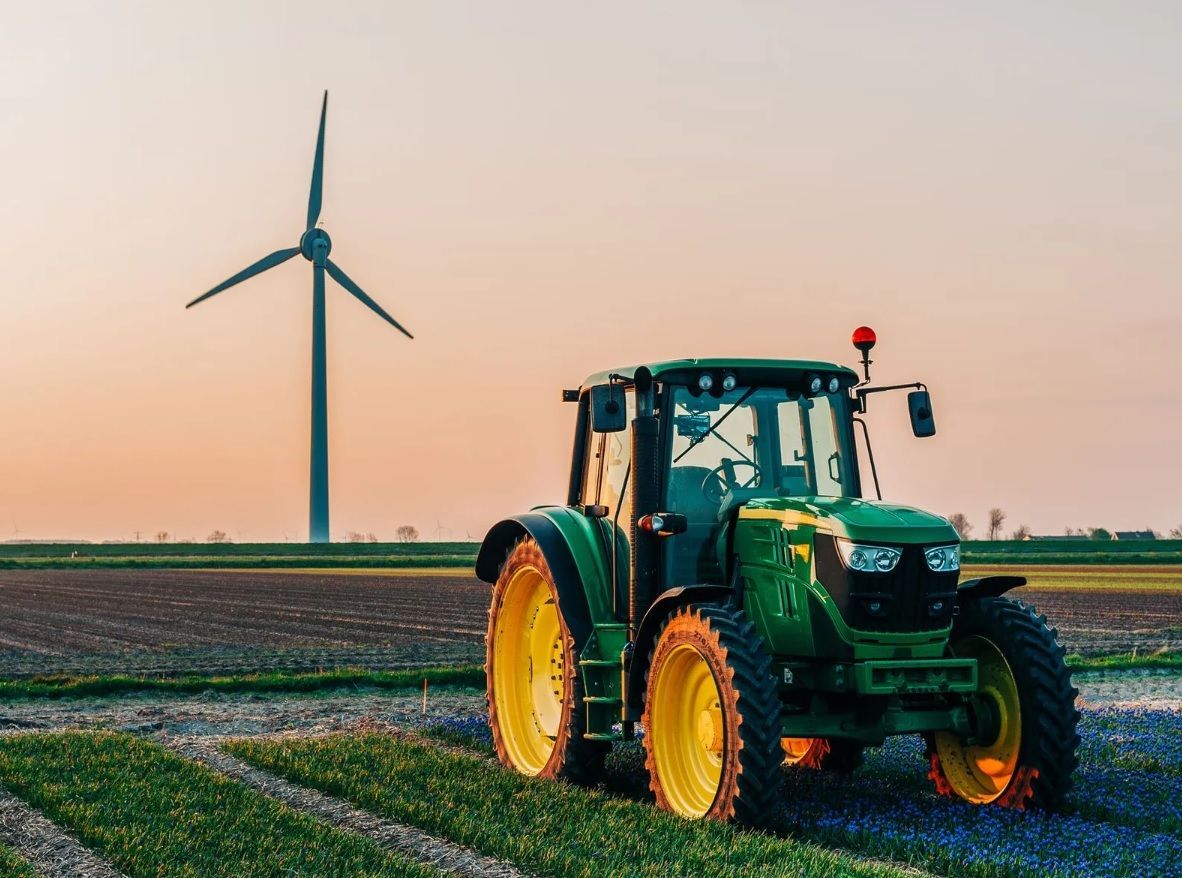 John Deer farm tractor auto glass repair in Boone, NC