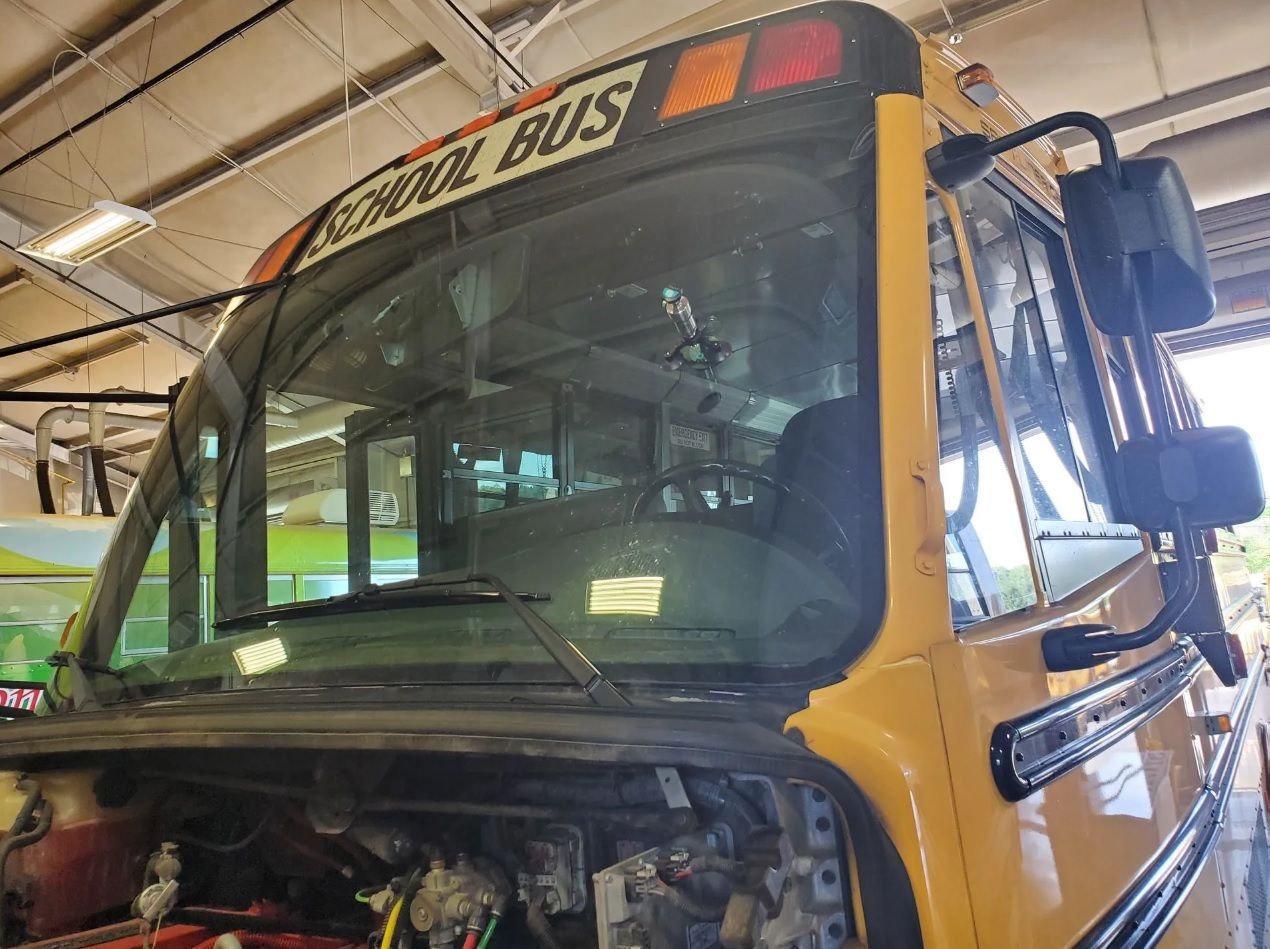 School bus windshield repair in Boone, NC