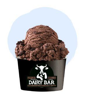 Frosty Buckeye Delight Ice Cream at the Dairy Bar in Grand Rapids, Ohio