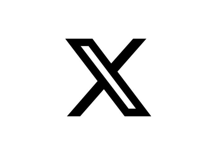 X  logo