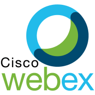 Ein blau-grünes Logo für Cisco Webex