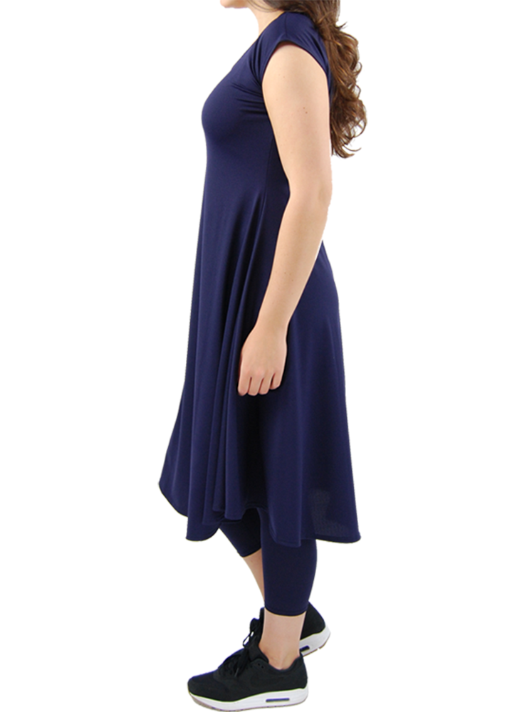 Jurk van gerecycled polyester