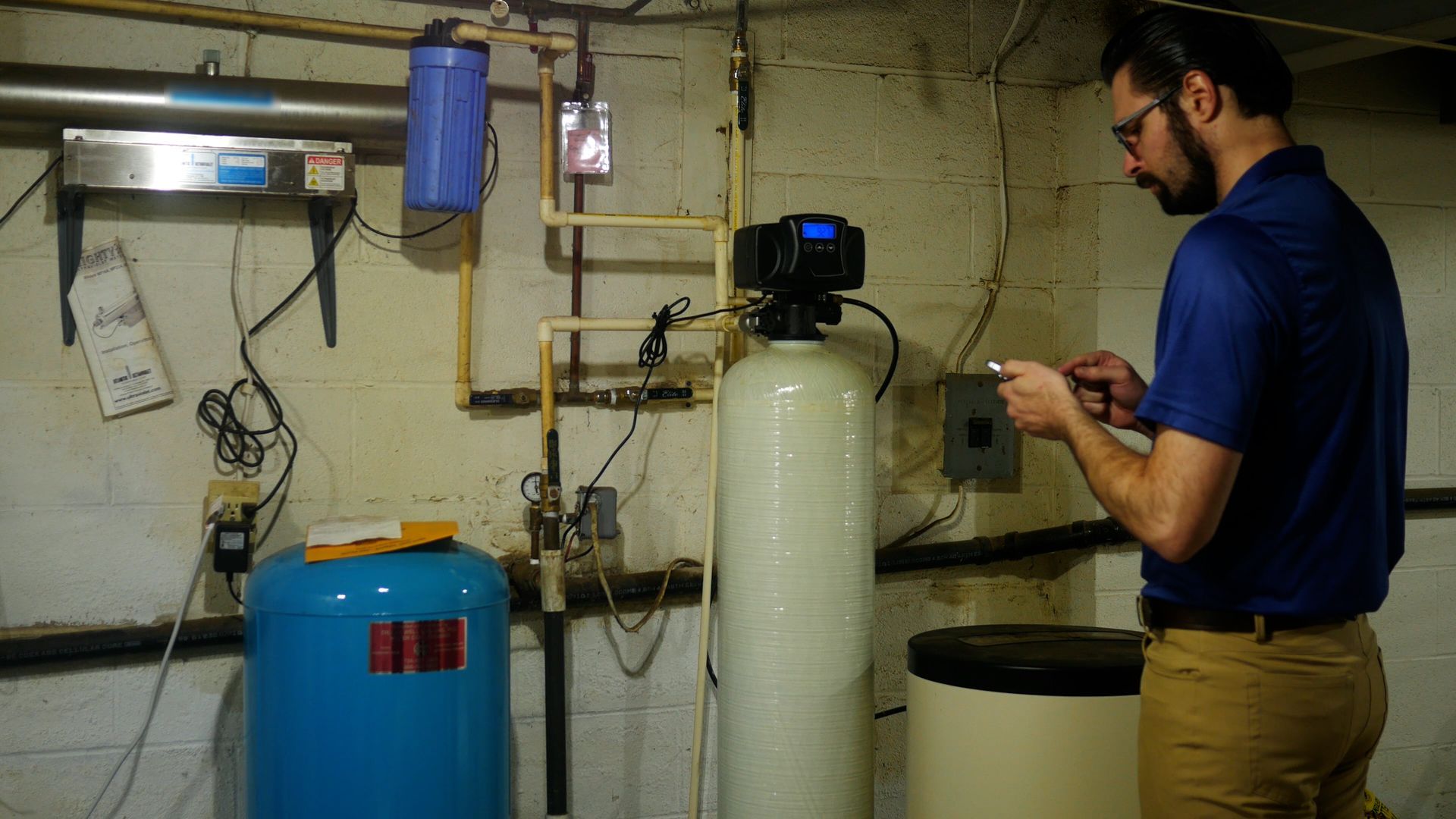 Well system inspection at a residential property in Bainbridge, GA