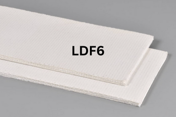 White FDA / Food Grade  industrial belt labeled LDF6.