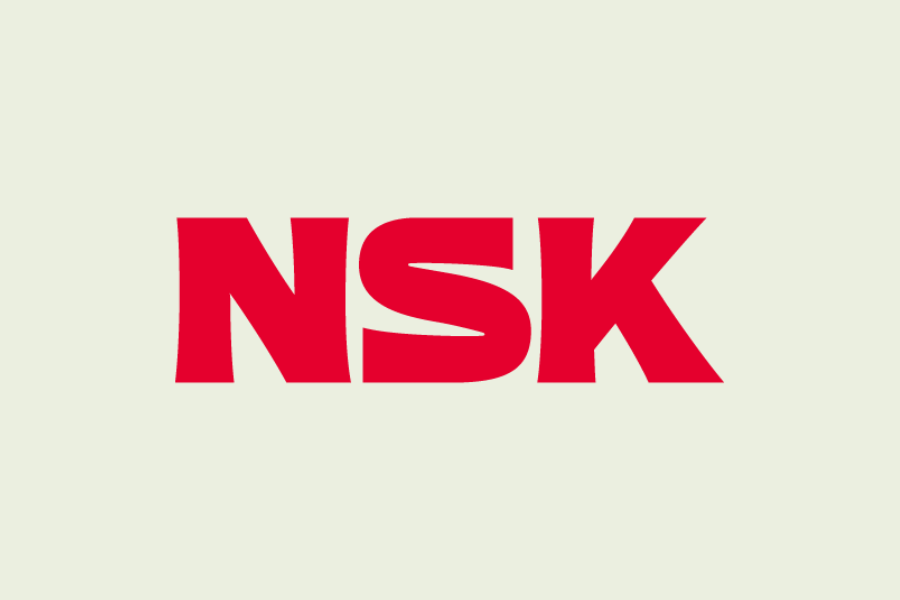 Red NSK logo on a light background