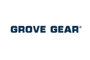 Grove Gear logo in dark blue text on white background.