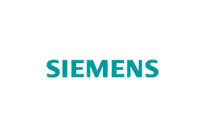 Siemens logo in teal against a white background.