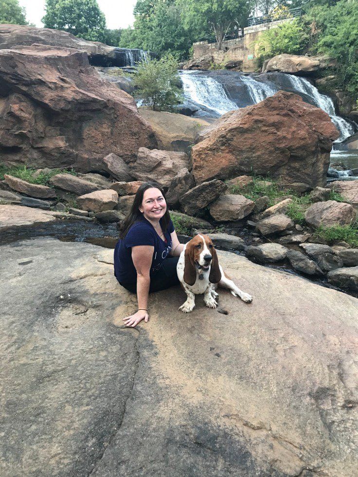 Ben's Wife With Their Dog — Mississippi Gulf Coast — Ben The Bondsman