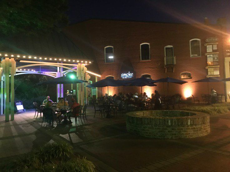 Night View Of A Park — Mississippi Gulf Coast — Ben The Bondsman