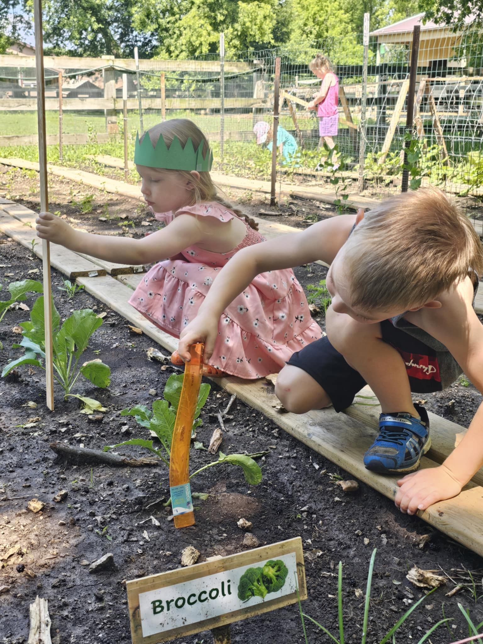 Kids playing outside