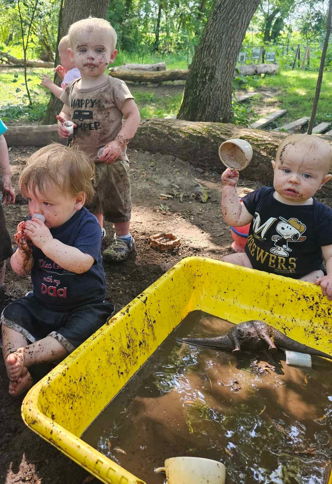 Kids playing outside
