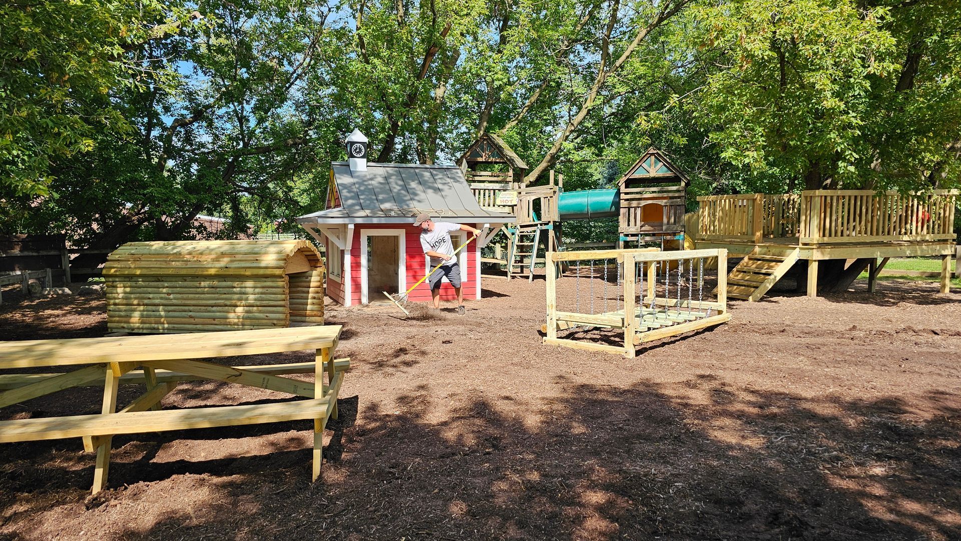outdoor play space