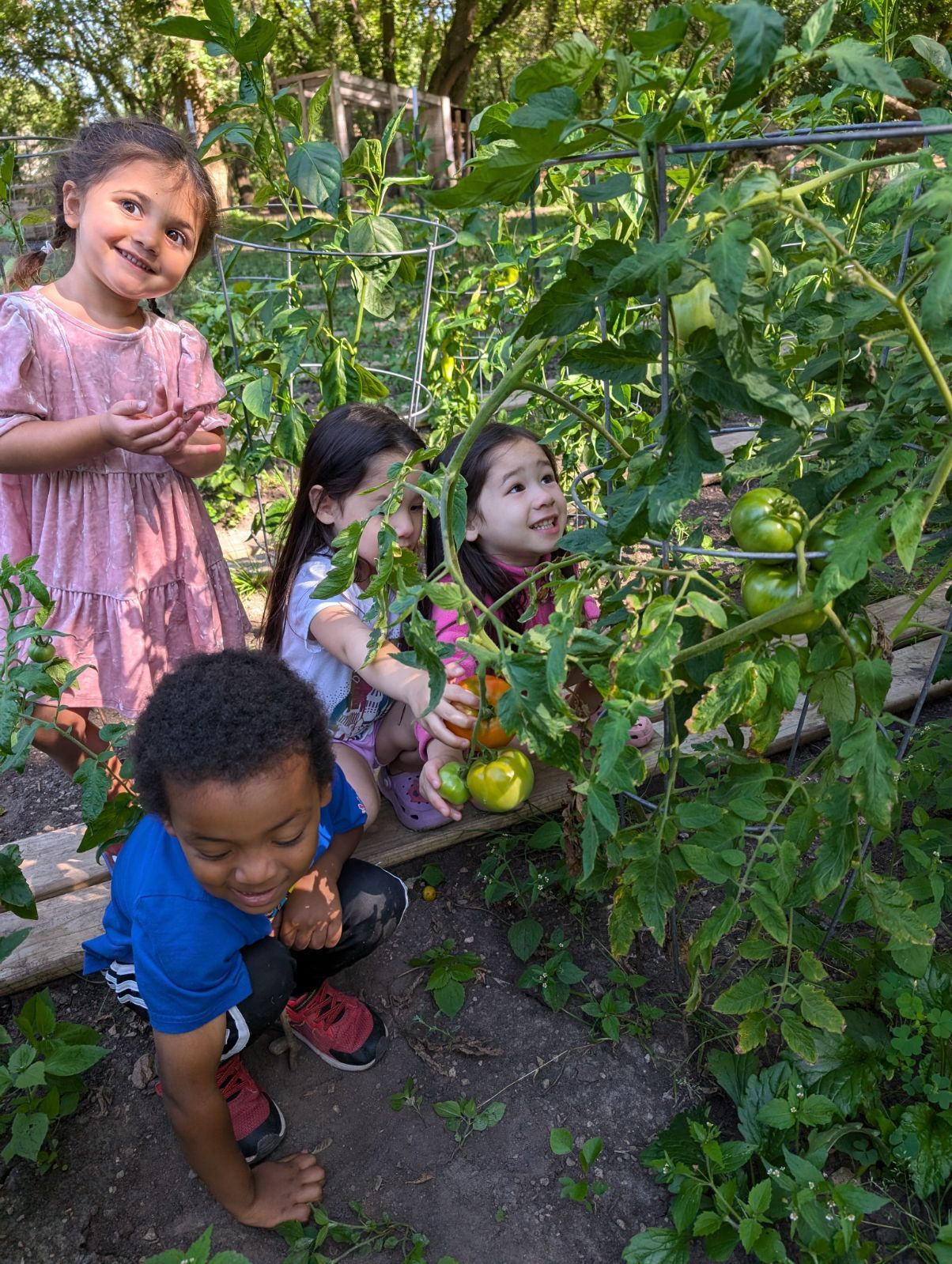 Kids playing outside