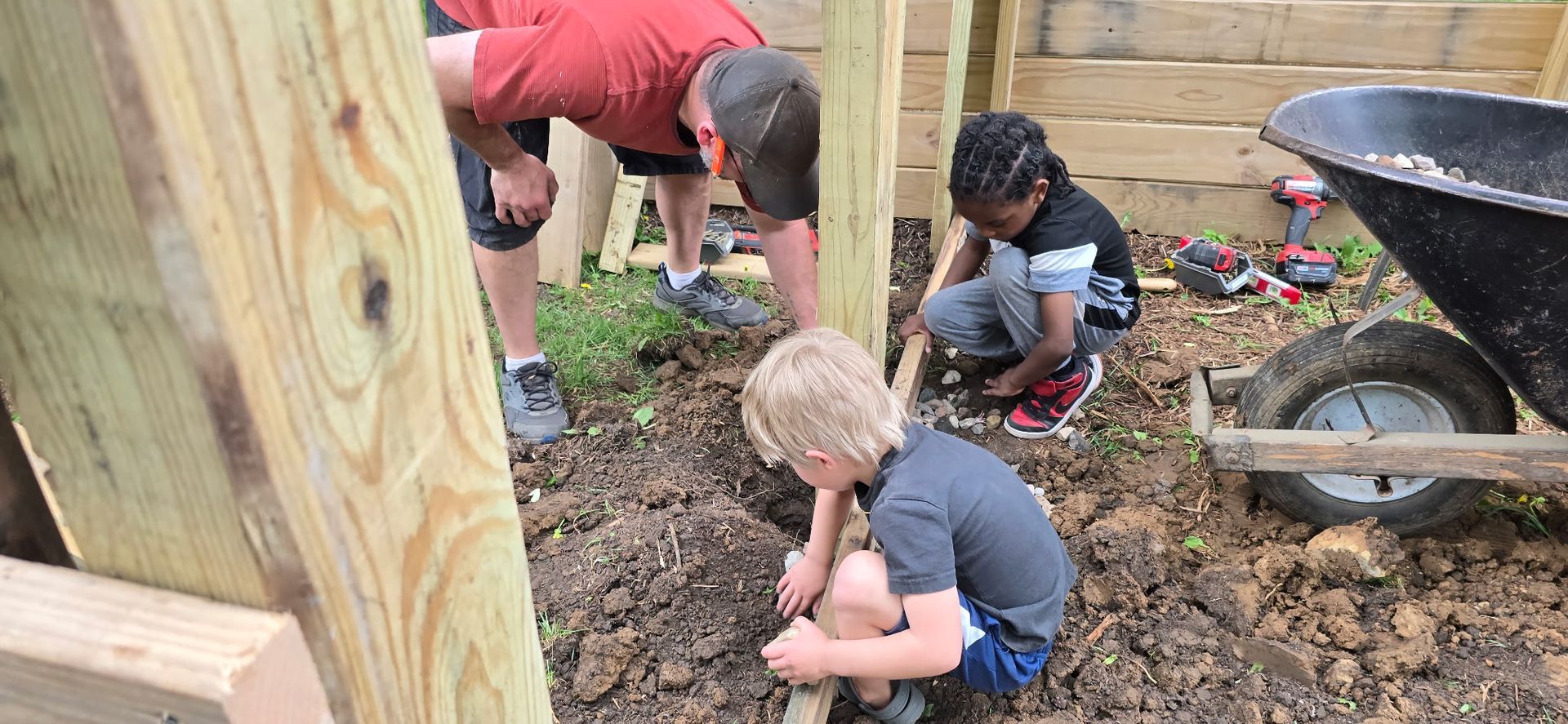 kids outside playing