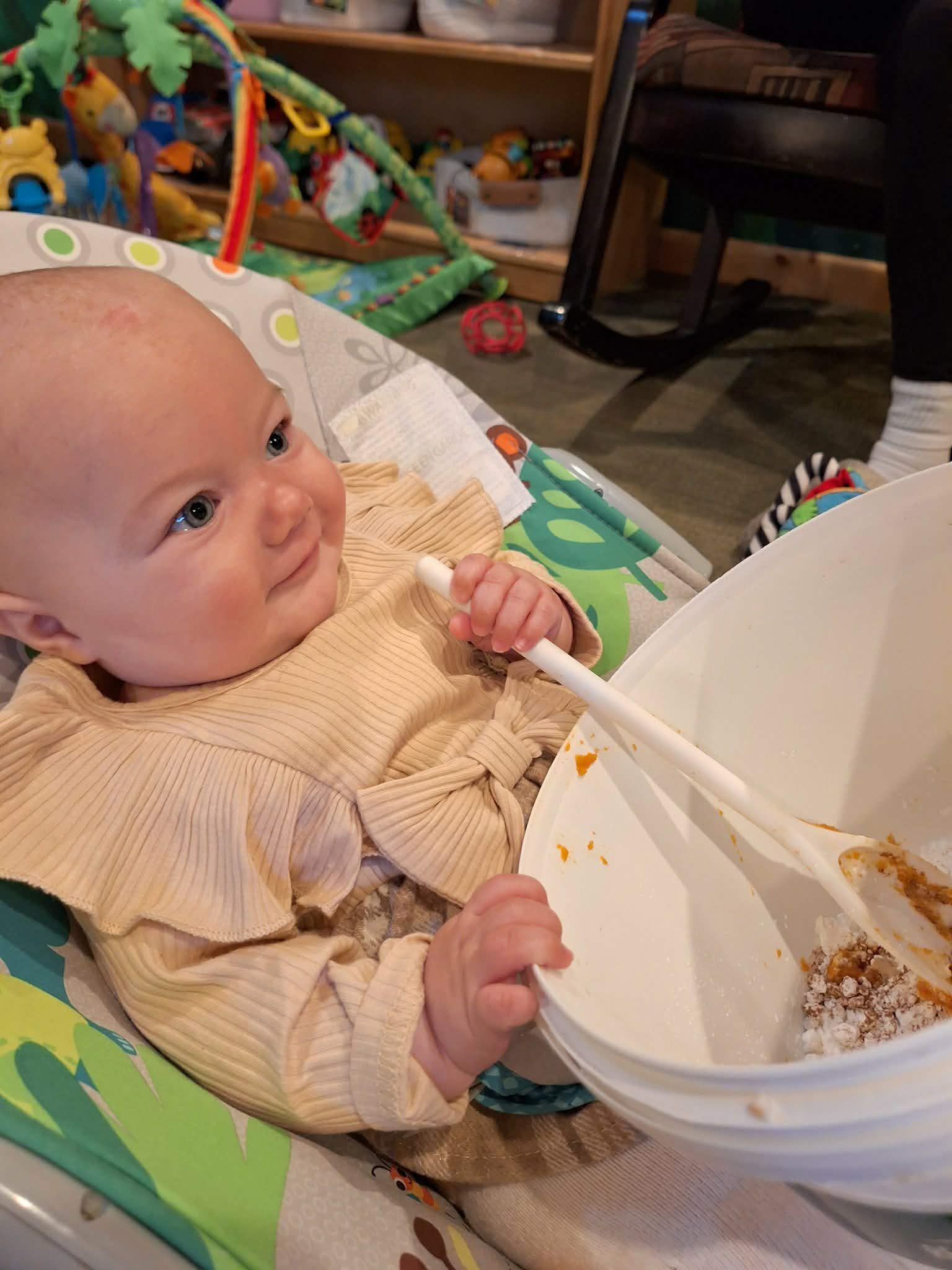 indoor classroom space with children