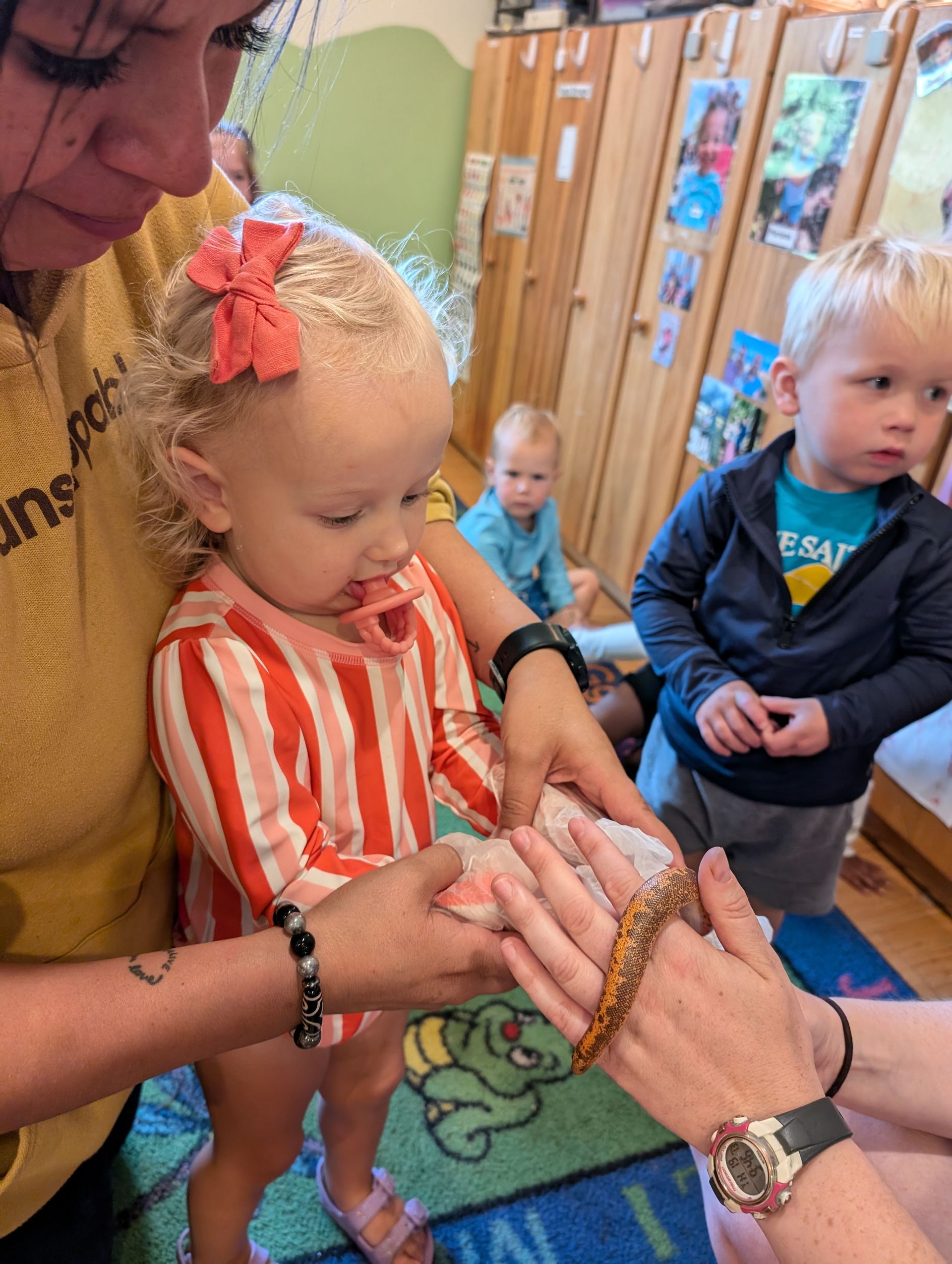 Child playing outside