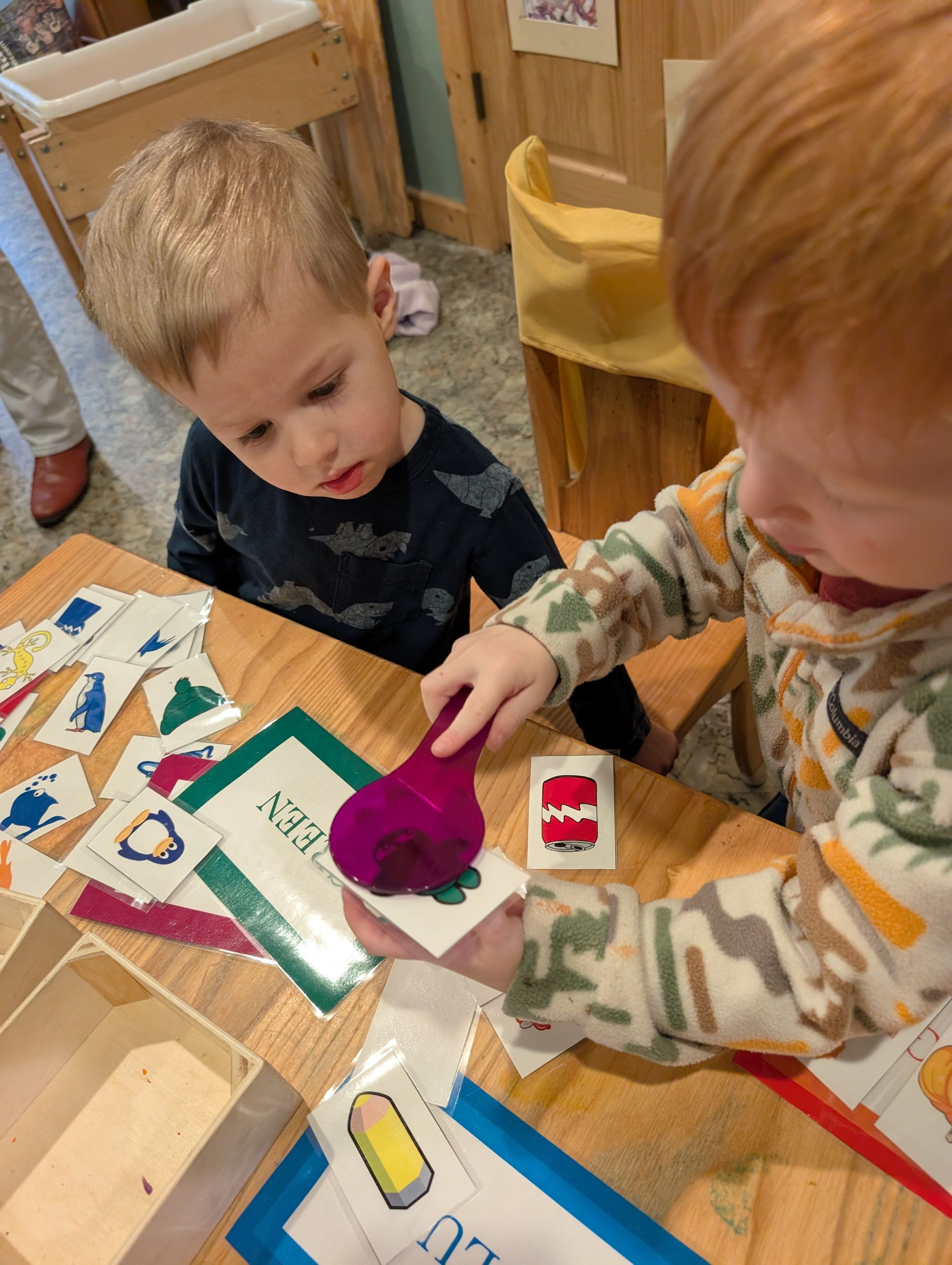 young learners interacting