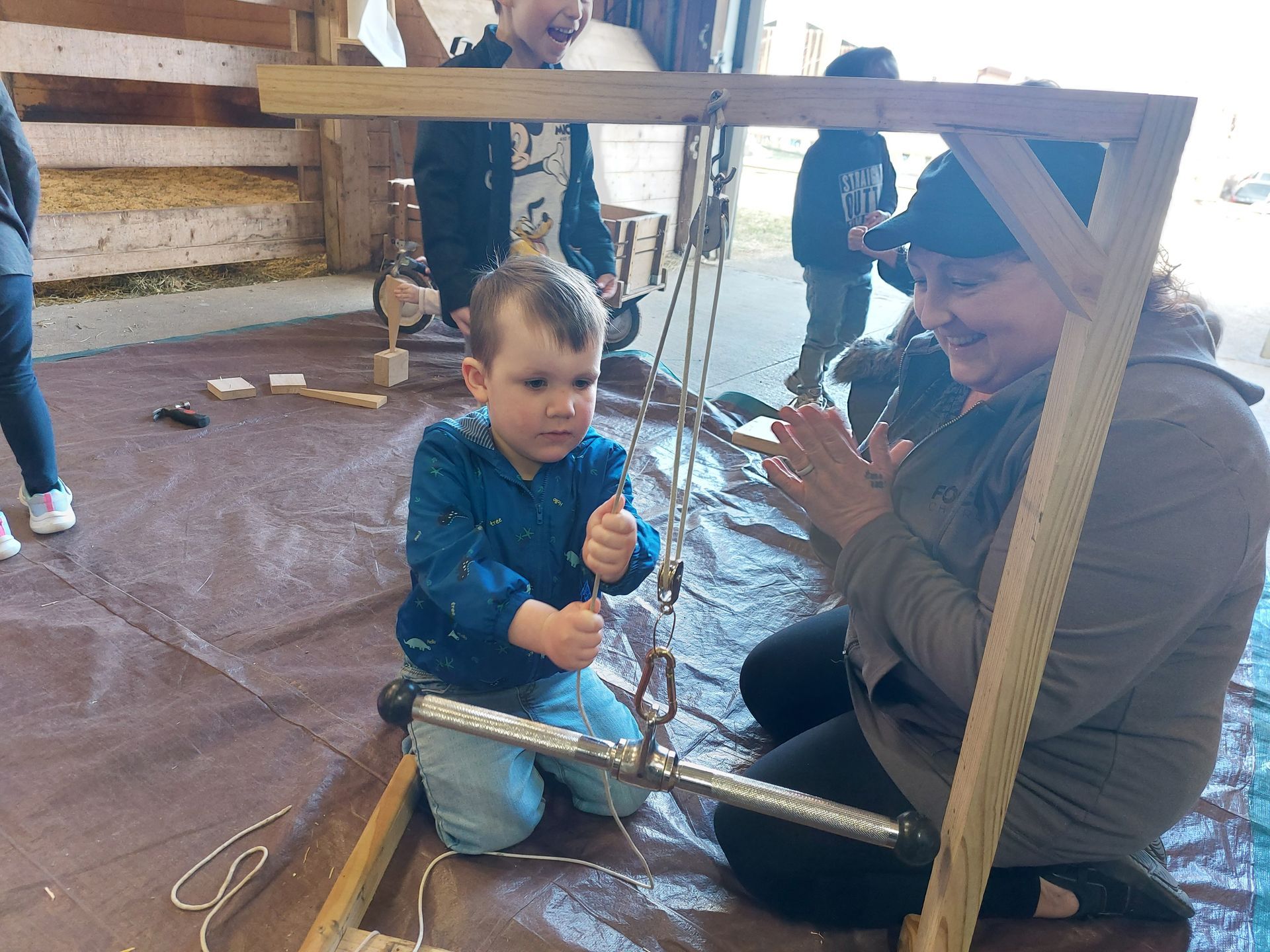 kids outside playing