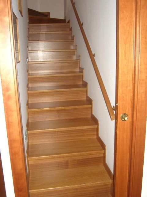 scale interne in legno