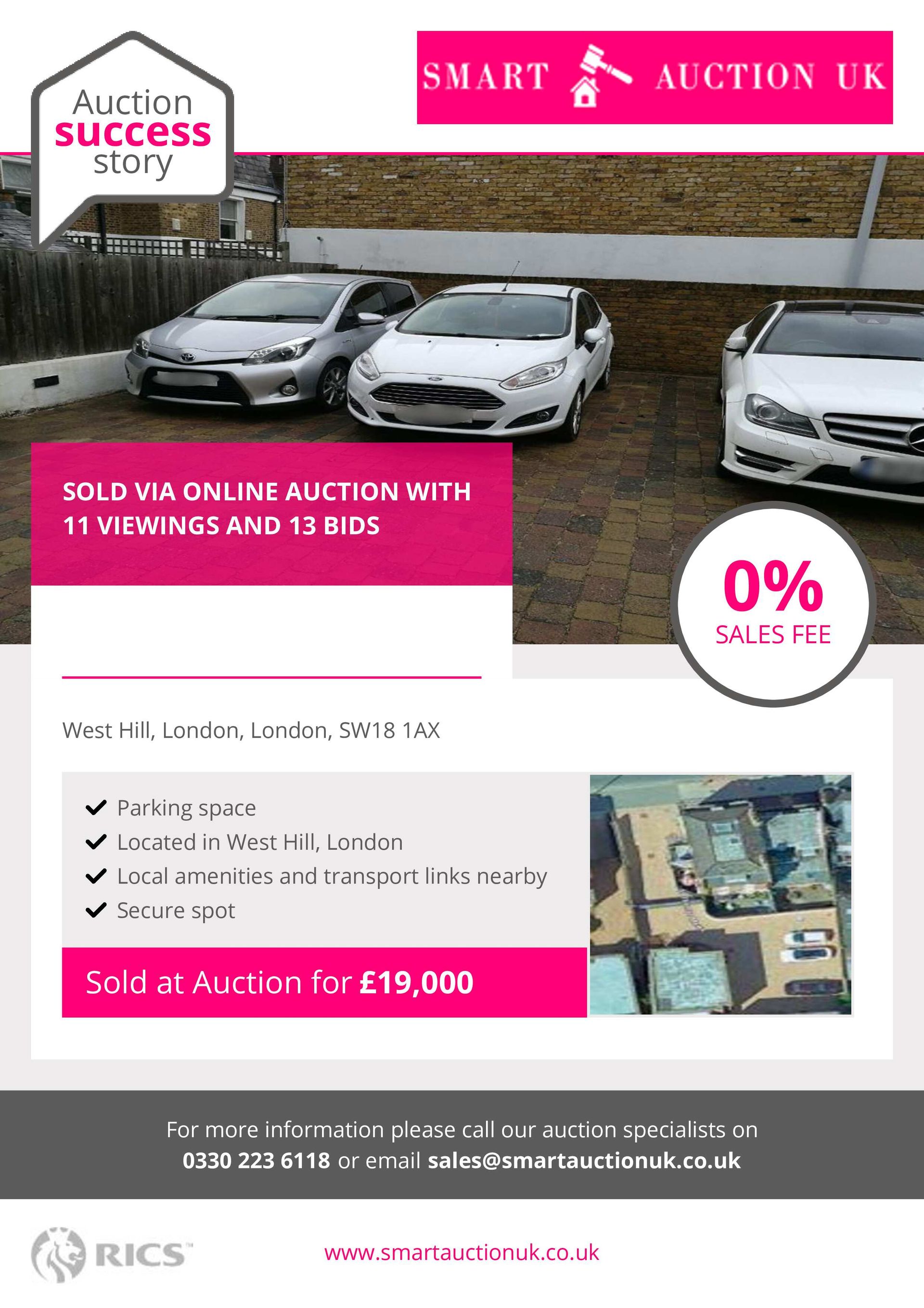 Smart Auction UK Sold for £19,000