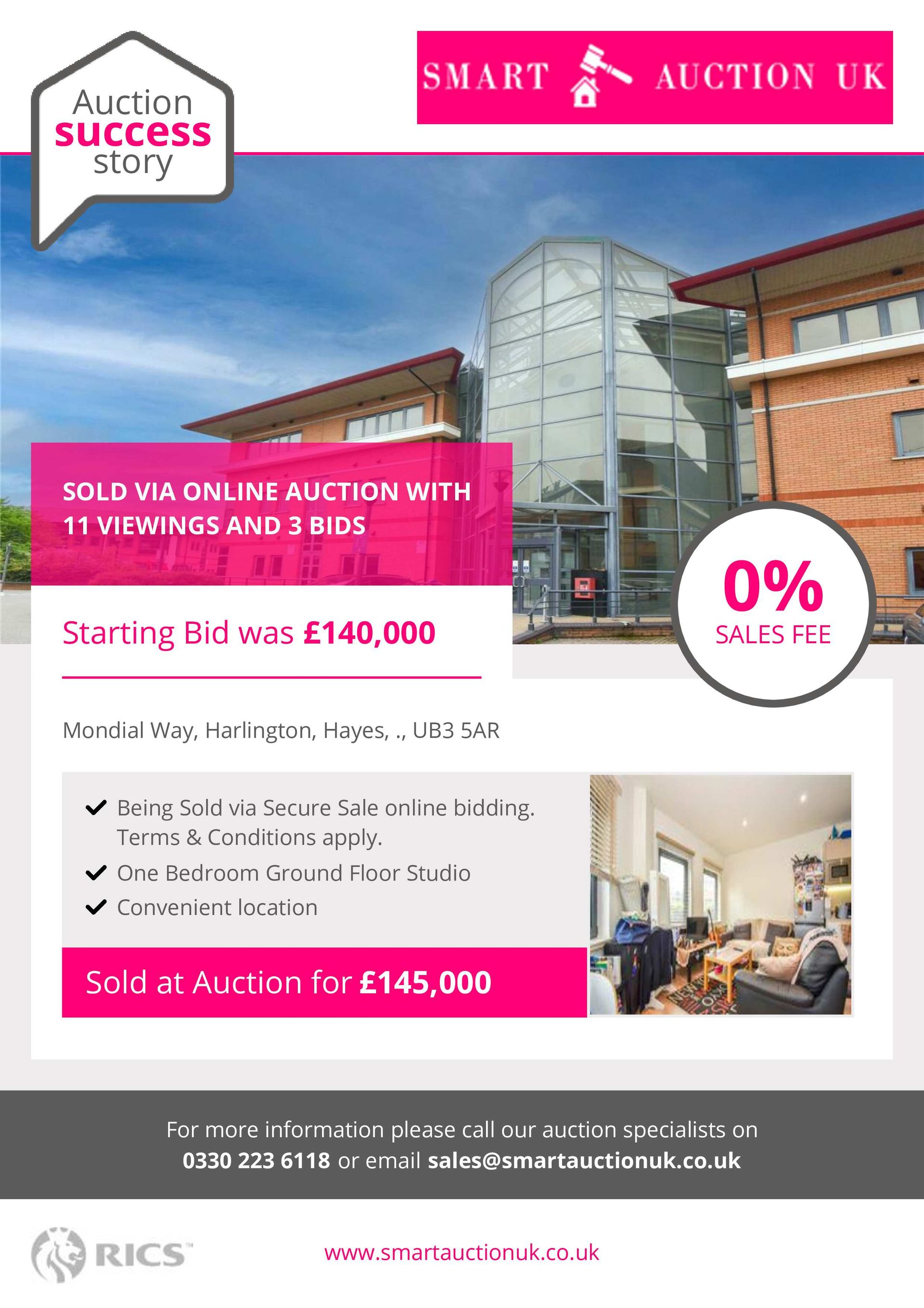Smart Auction UK Sold for £82,000