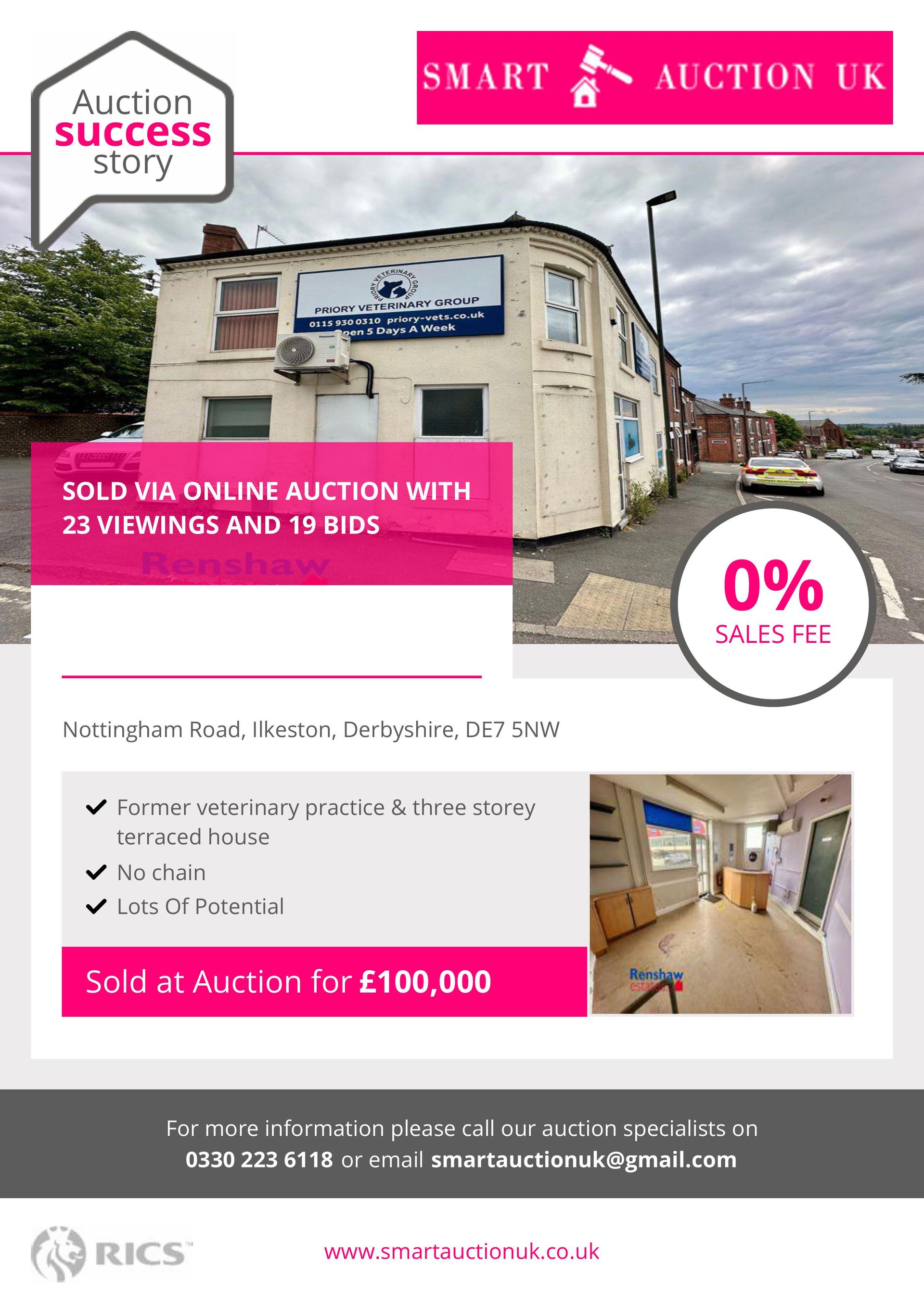 Smart Auction UK Sold for £100,000