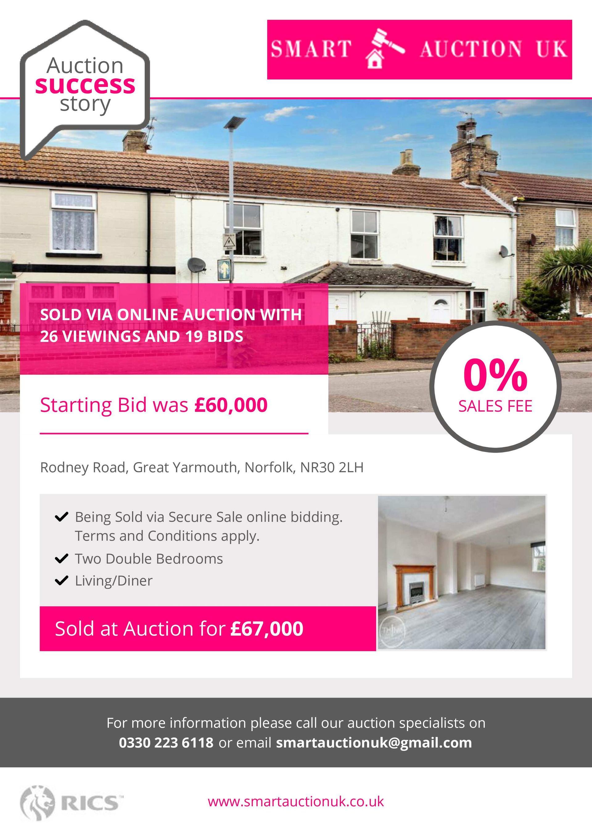 Smart Auction UK Sold for £145,000