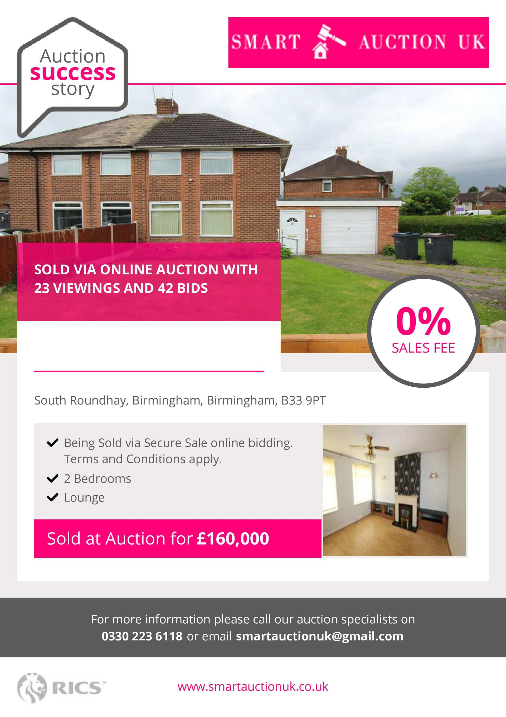 Smart Auction UK Sold for £300,000
