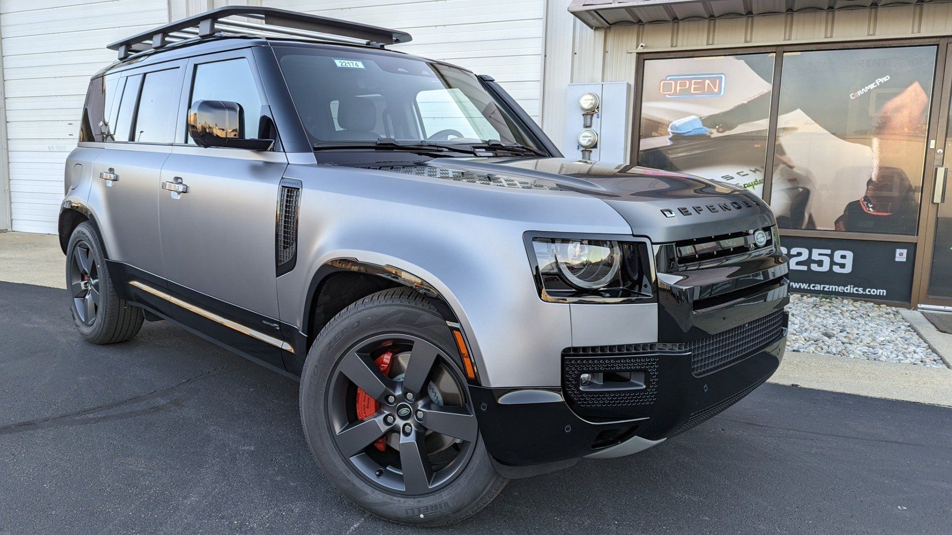 Ceramic Coated Land Rover Defender
