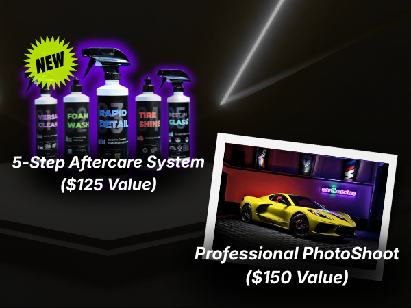 Ceramic coating bonuses for Black Friday sale with purchase of ceramic coating protection.
