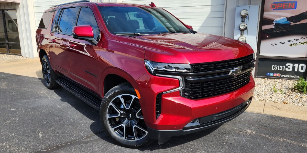 SUV In Front Of CarZmedics with a Ceramic coating