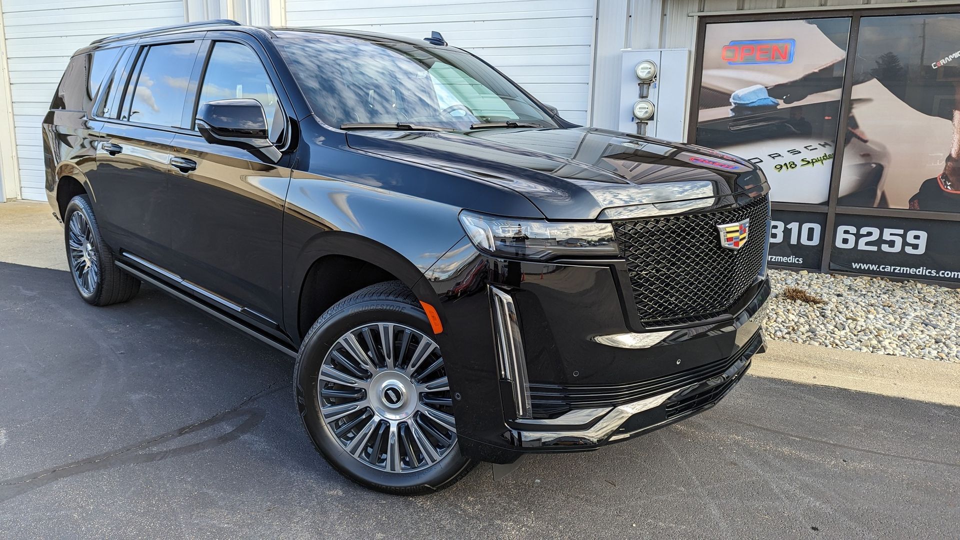 Ceramic Coated Cadillac SUV at CarZmedics Cincinnati
