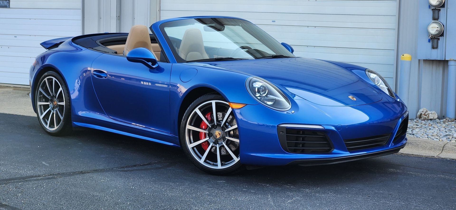Porsche Blue Paint Protected