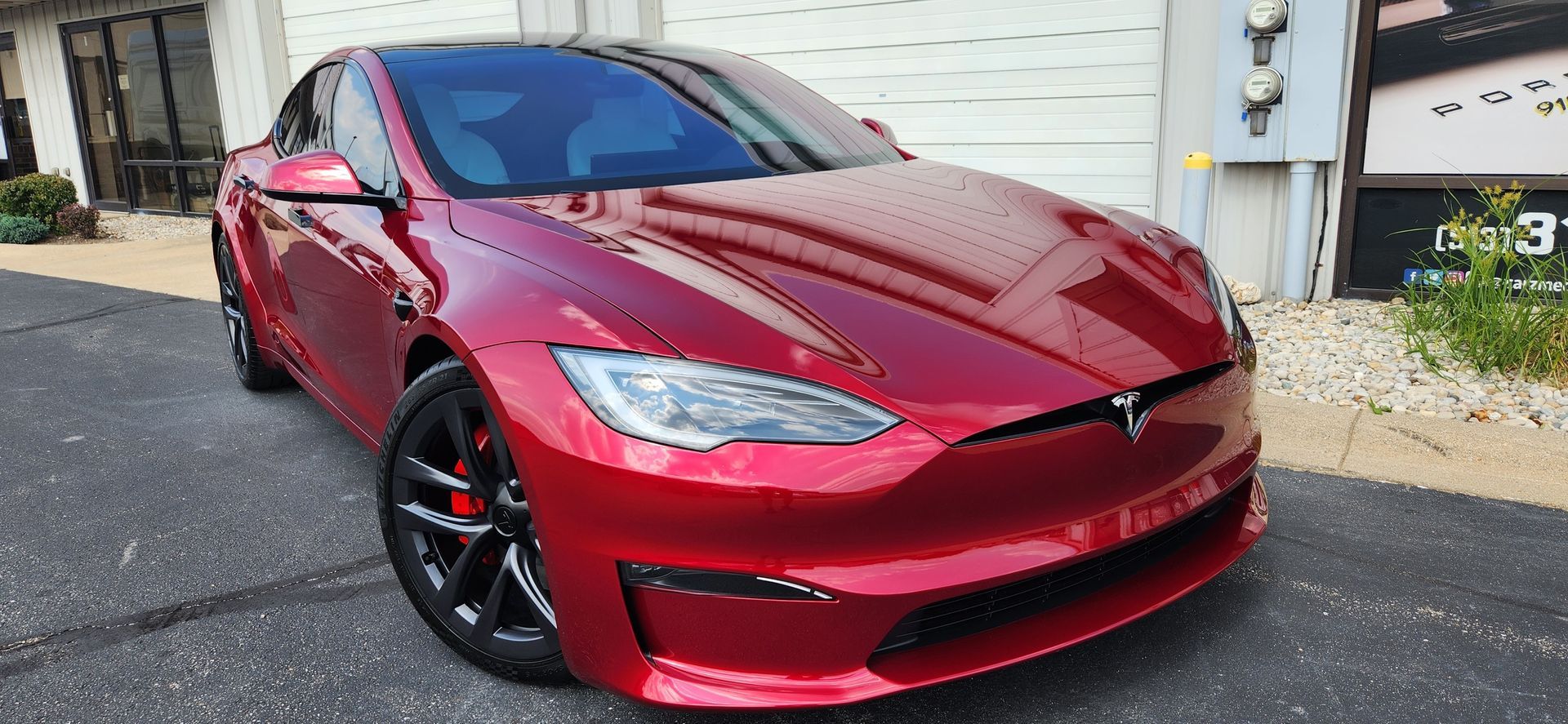 Tesla Model S Plaid Paint Protected