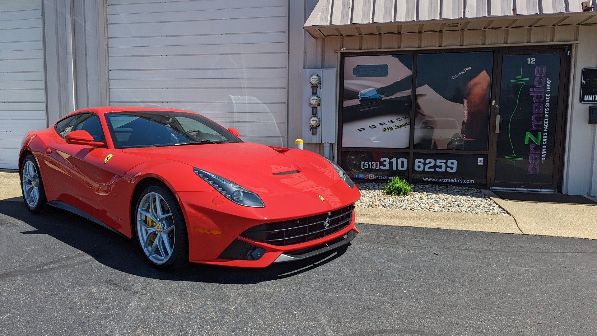 Ferrari Berlinetta Paint Protected