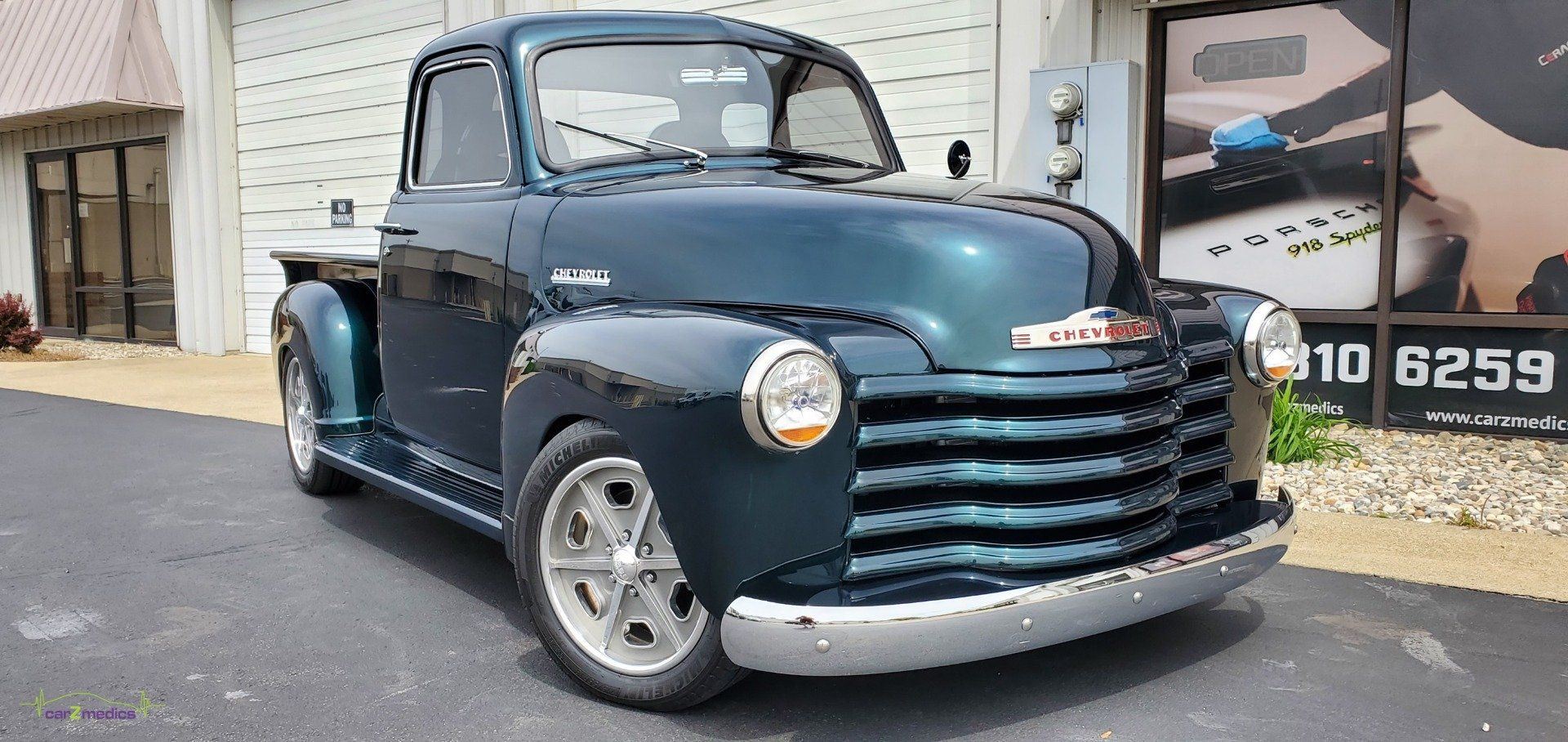 1949 Chevy built on a 2004 Chevy SSR chassis