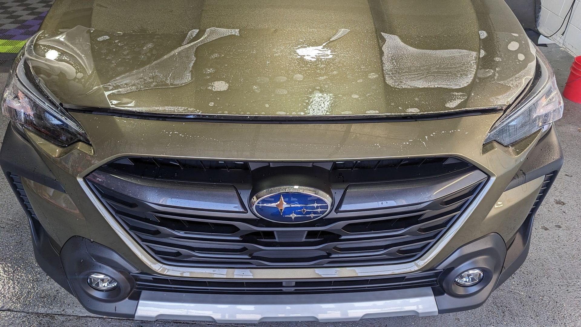 Subaru Getting PPF Installed On Hood