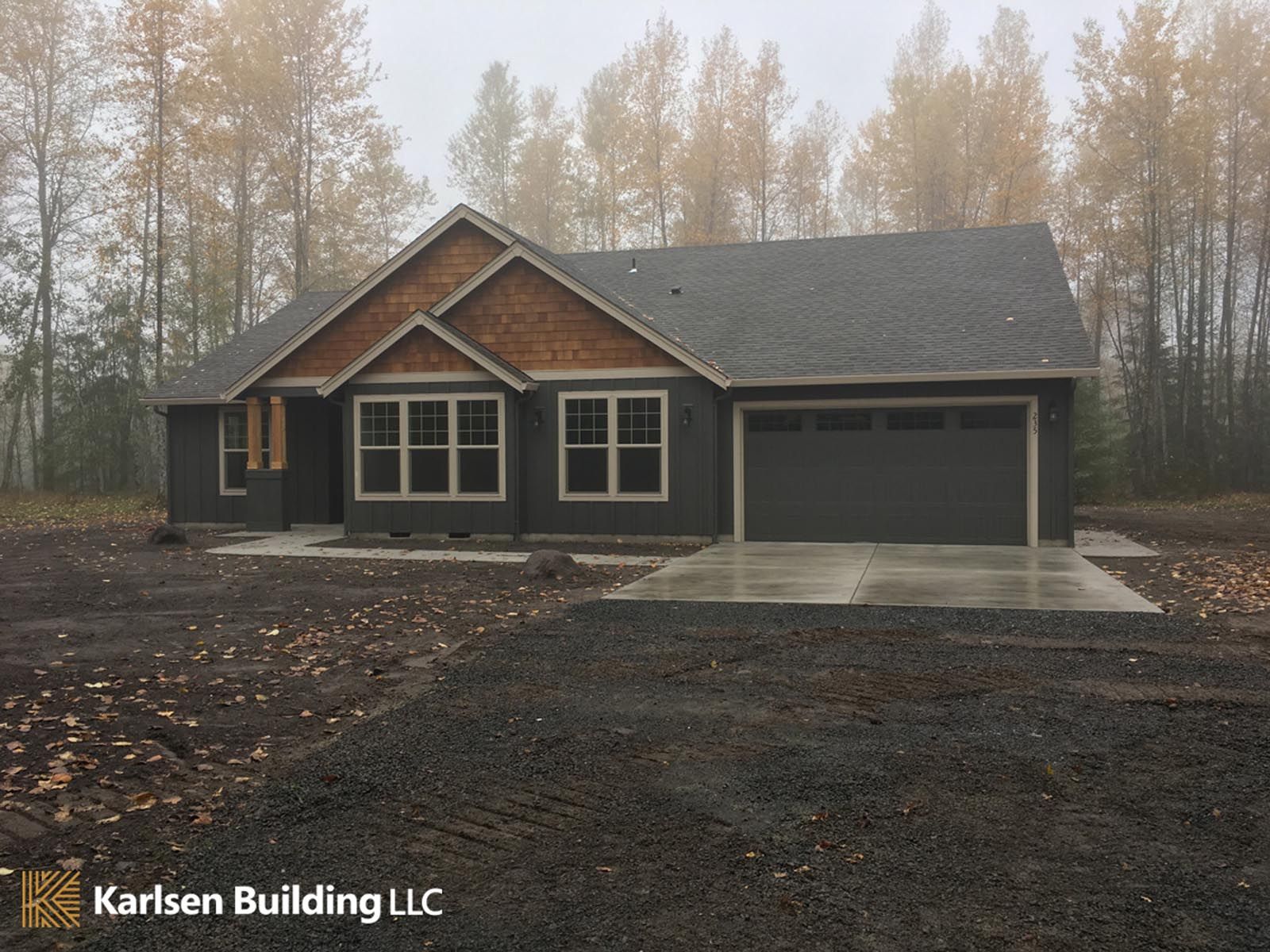 A house that is being built by karlsen building llc