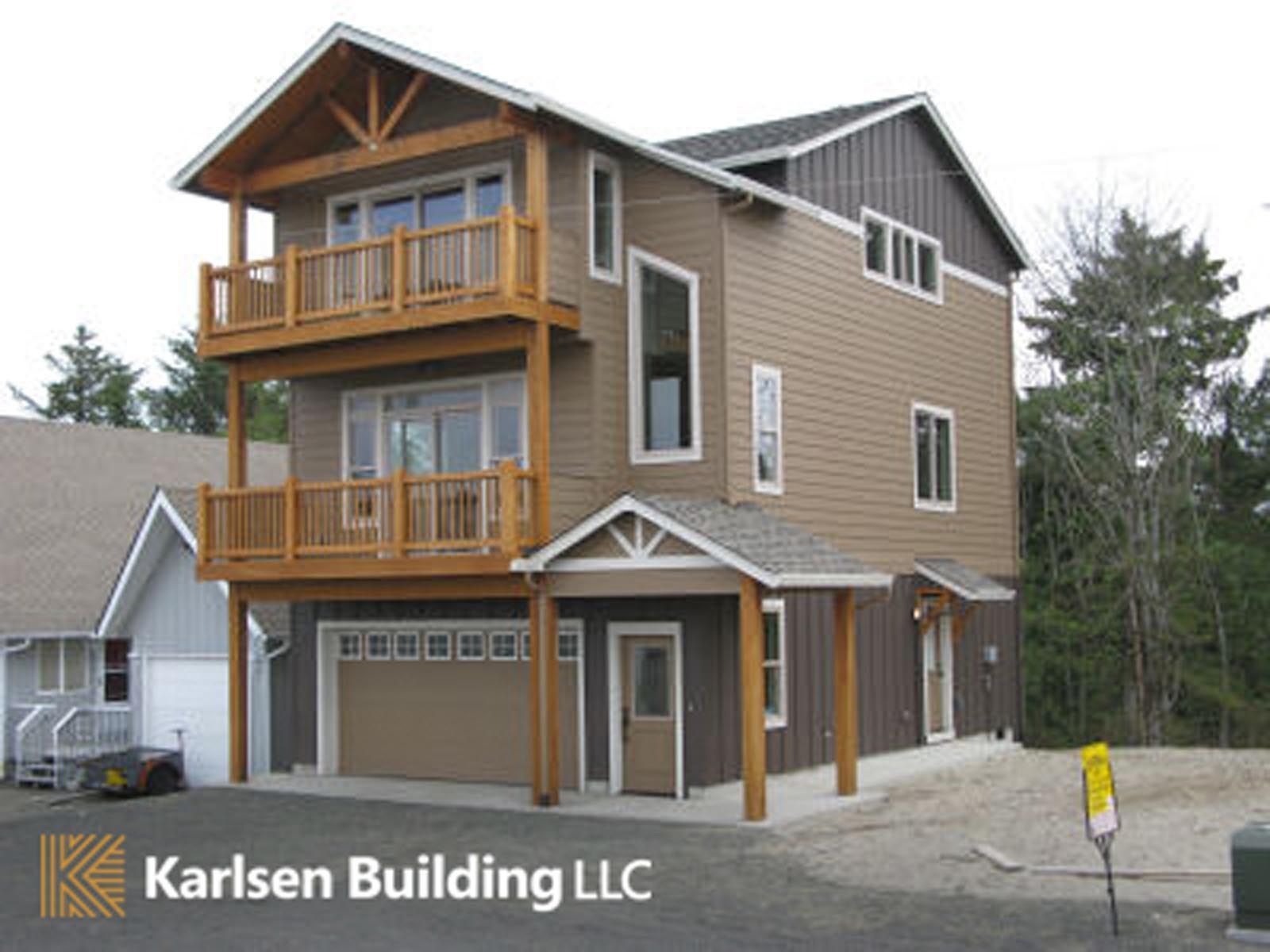 A picture of a house taken by karlsen building llc