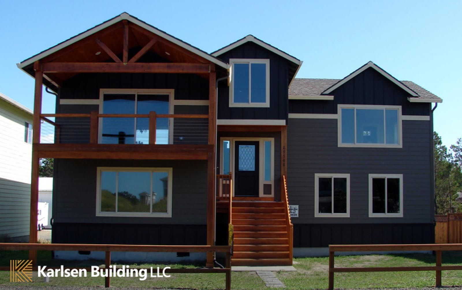 A picture of a house taken by karlsen building llc