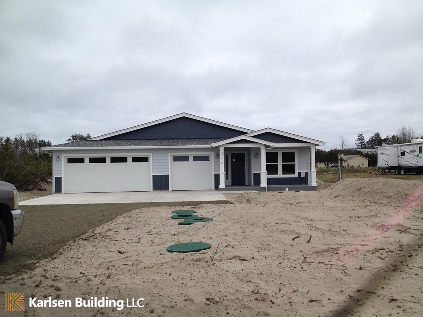 A house is being built by karlsen building llc