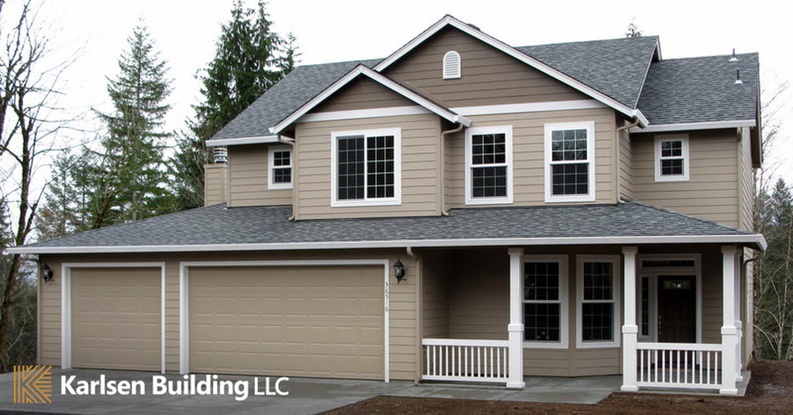 A picture of a house taken by karlsen building llc